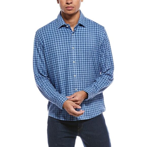 Stone Rose MensTechnical Performance Fleece Shirt Blue